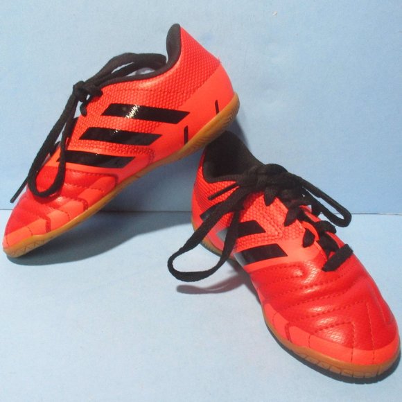 KIDS Shoes Boys ADIDAS Orange Sneakers Size 11K. - Picture 1 of 6